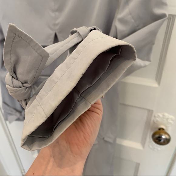 London Fog grey trench, size S - Picture 6 of 16